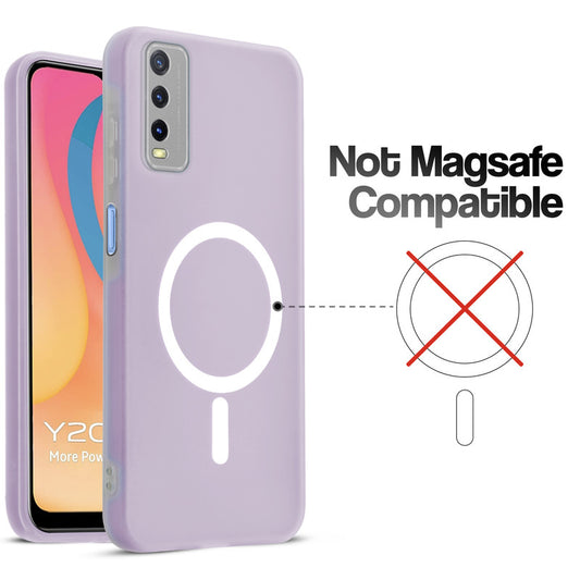 Classic Matte Silicone Back Case for Vivo Y20G