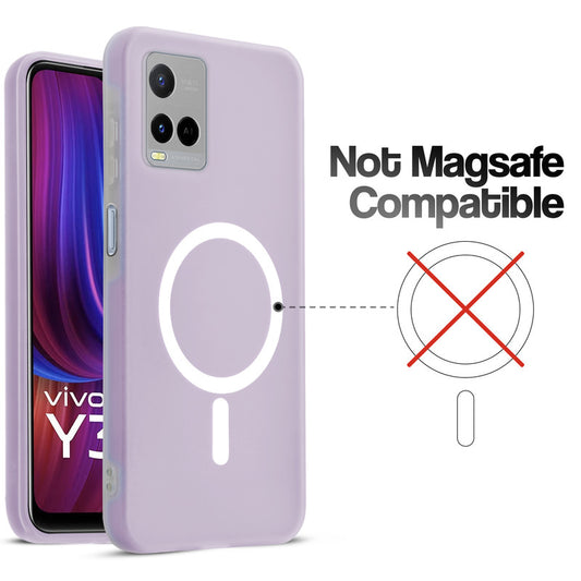 Classic Matte Silicone Back Case for Vivo Y33S