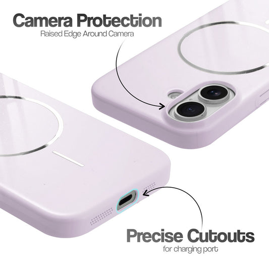 Smooth & Shiny Glossy Hard Back Cover Case For Apple iPhone 17 With Magsafe Support