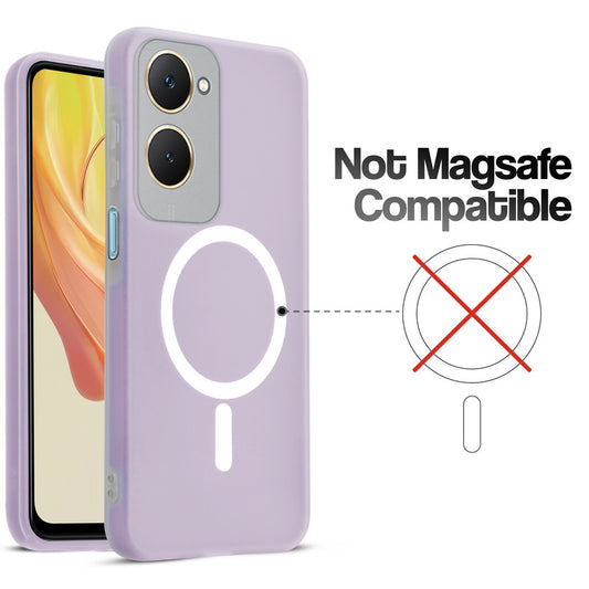 Classic Matte Silicone Back Case for Vivo Y28e 5G