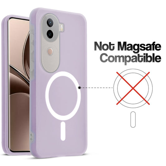 Classic Matte Silicone Back Case for iQOO Z9s 5G