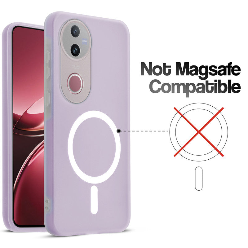 Classic Matte Silicone Back Case for Vivo T4R 5G