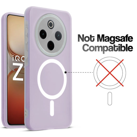 Classic Matte Silicone Back Case for iQOO Z10 5G