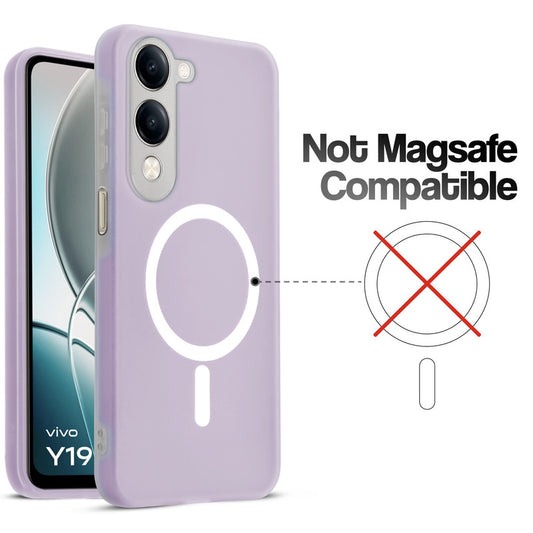 Classic Matte Silicone Back Case for Vivo Y19 5G