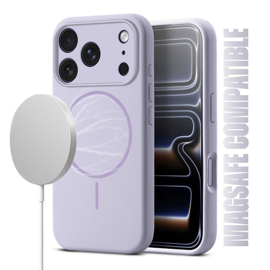 MagSafe Compatible Liquid Silicone Case For Apple iPhone 17 Pro With Camera Protection
