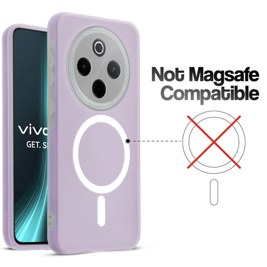Classic Matte Silicone Back Case for Vivo T4 5G