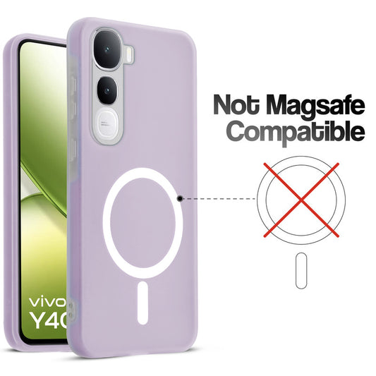 Classic Matte Silicone Back Case for Vivo Y400 5G