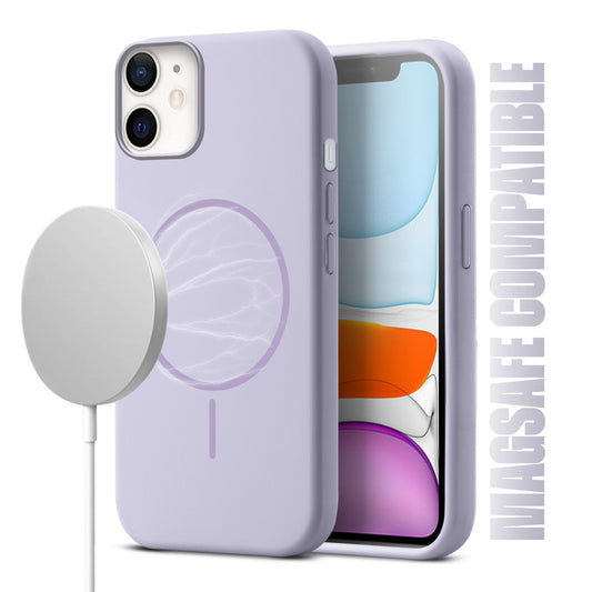 MagSafe Compatible Liquid Silicone Case For Apple iPhone 11