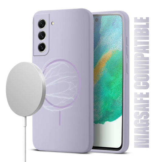 MagSafe Compatible Liquid Silicone Case For Samsung S21 FE 5G