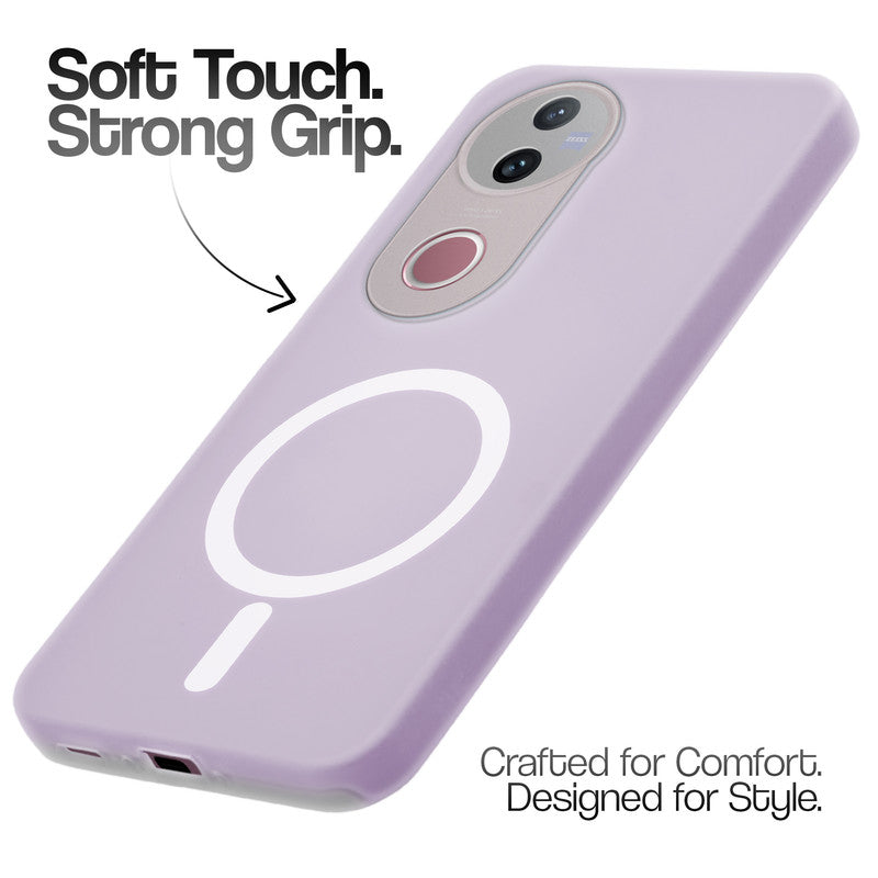 Classic Matte Silicone Back Case for Vivo T4R 5G