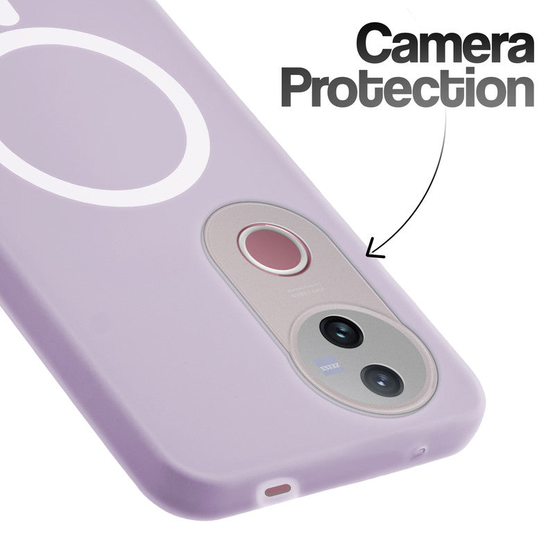 Classic Matte Silicone Back Case for Vivo T4R 5G