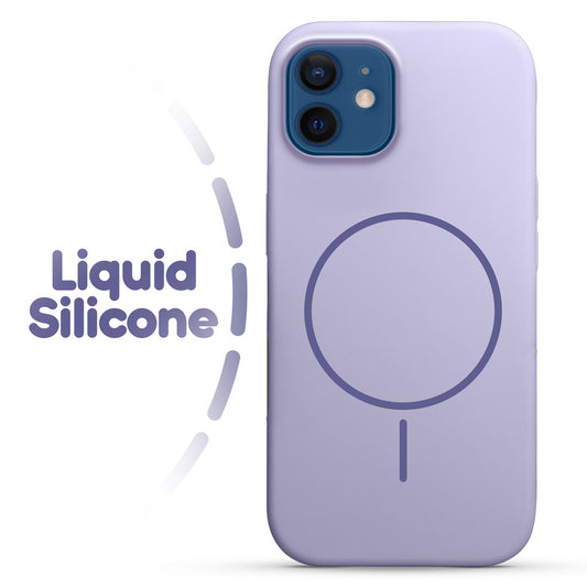 Cloud Feel Silicone Case for Apple iPhone 12 – Supports Wireless Charging