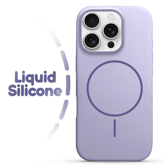 Cloud Feel Silicone Case for Apple iPhone 16 Pro – Supports Wireless Charging