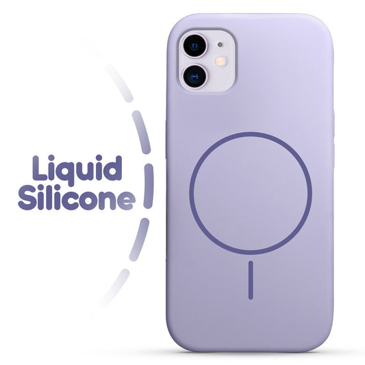 Wireless Charging Support Compatible Liquid Silicone Case For Apple iPhone 11