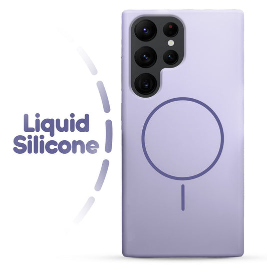 Cloud Feel Silicone Case for Samsung S22 Ultra 5G – Supports Wireless Charging