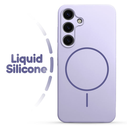 Cloud Feel Silicone Case for Samsung S24 5G – Supports Wireless Charging