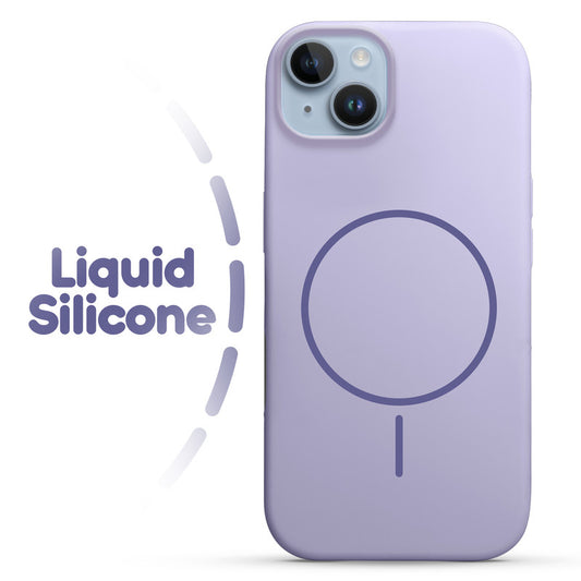 Cloud Feel Silicone Case for Apple iPhone 14 – Supports Wireless Charging