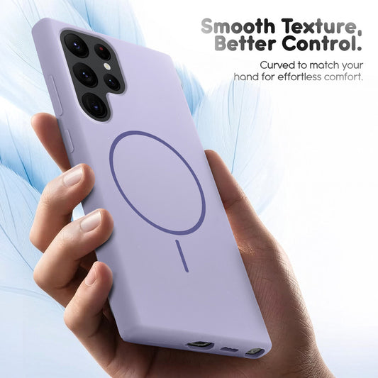 Cloud Feel Silicone Case for Samsung S22 Ultra 5G – Supports Wireless Charging