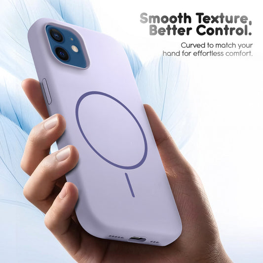 Cloud Feel Silicone Case for Apple iPhone 12 – Supports Wireless Charging