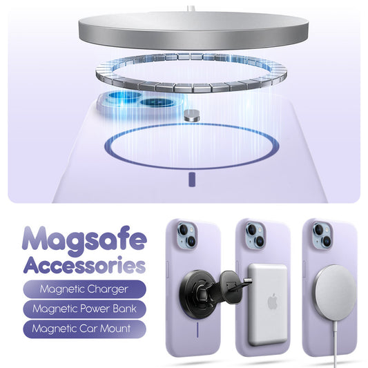 Cloud Feel Silicone Case for Apple iPhone 14 – Supports Wireless Charging