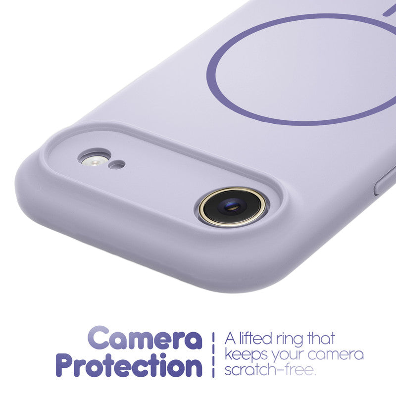 Cloud Feel Silicone Case for Apple iPhone 17 Air With Camera Protection – Supports Wireless Charging