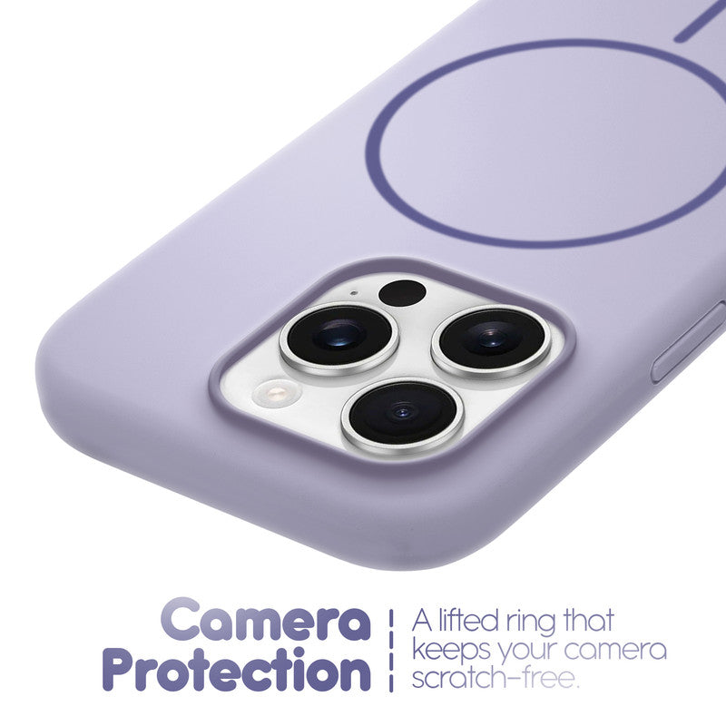Cloud Feel Silicone Case for Apple iPhone 16 Pro – Supports Wireless Charging