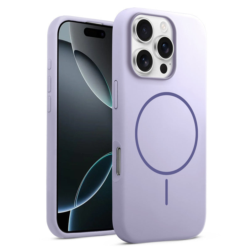 Cloud Feel Silicone Case for Apple iPhone 16 Pro – Supports Wireless Charging