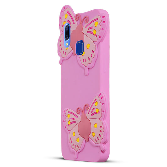 3D Vibrant Butterfly Silicone Phone Case For Vivo Y95