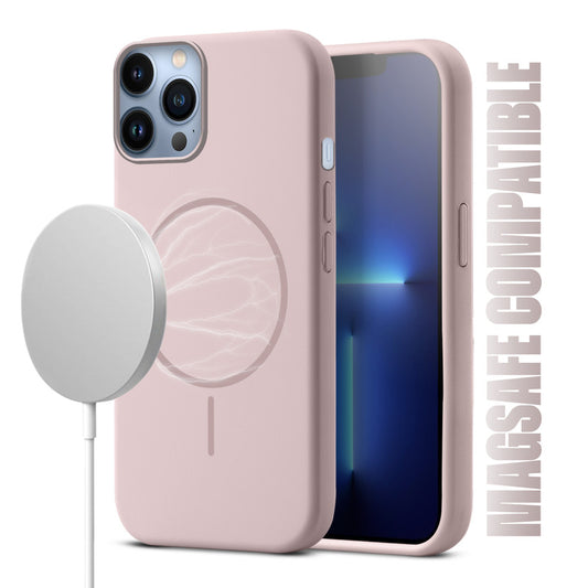 MagSafe Compatible Liquid Silicone Case For Apple iPhone 13 Pro