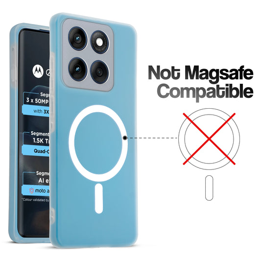 Classic Matte Silicone Back Case for Motorola Moto Edge 60 5G