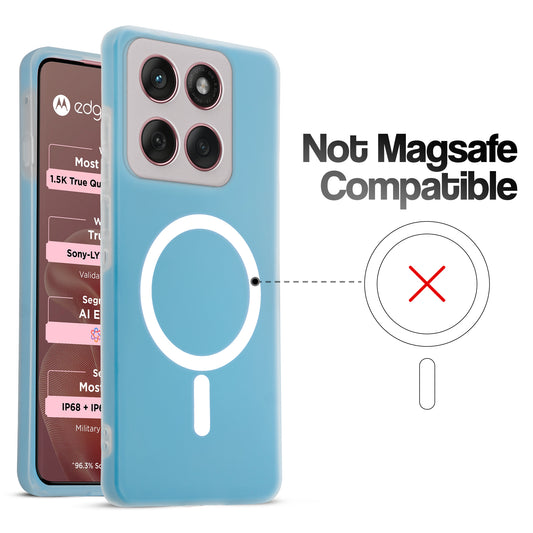 Classic Matte Silicone Back Case for Motorola Moto Edge 60 Fusion 5G