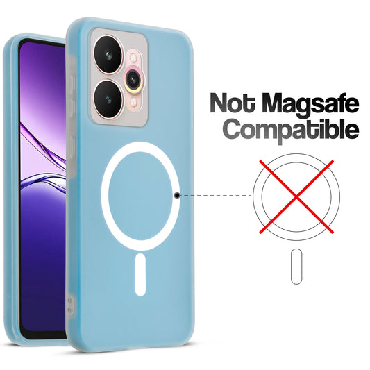 Classic Matte Silicone Back Case for Realme 15 5G