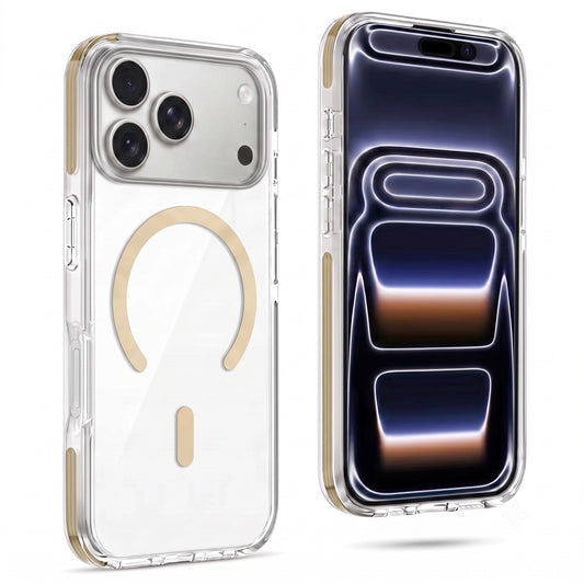Clear MagSafe Bumper Case with Shockproof Edges for Apple iPhone 17 Pro Max