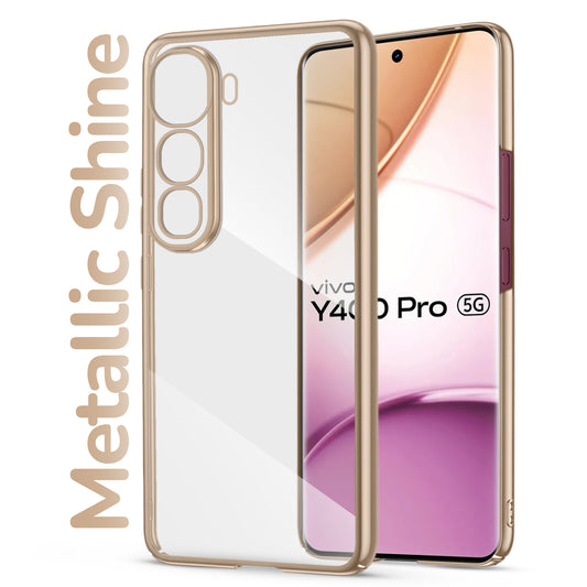 Shiny Edge Cuts Case for Vivo Y400 Pro 5G