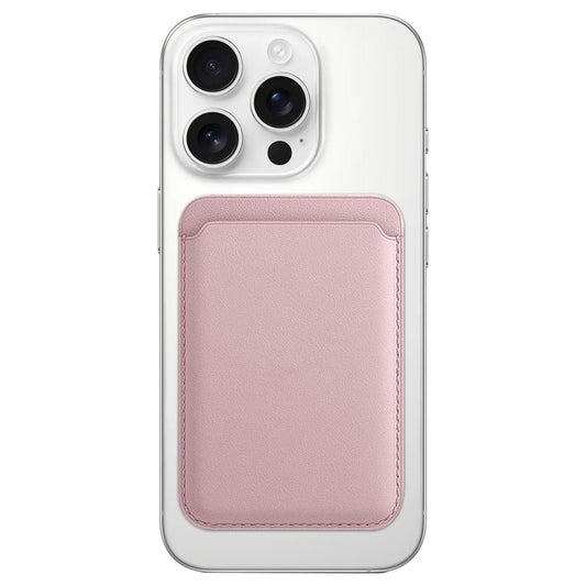 Magnetic Card Leather Wallet Holder Designed for MagSafe Compatible with Back Case
