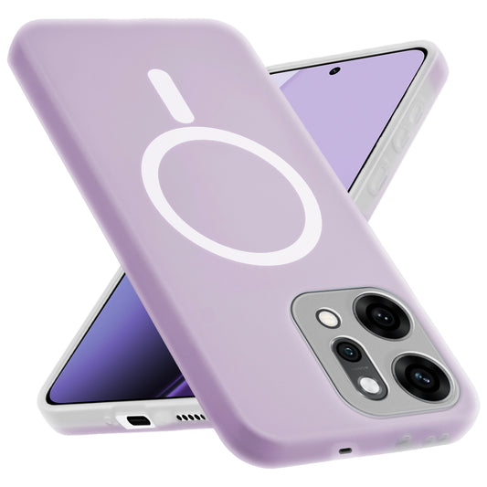 Classic Matte Silicone Back Case for Oppo Reno 14 Pro 5G