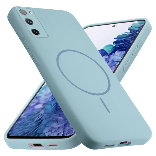 MagSafe Compatible Liquid Silicone Case For Samsung S20 FE 5G