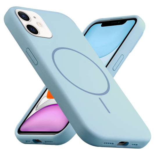 MagSafe Compatible Liquid Silicone Case For Apple iPhone 11