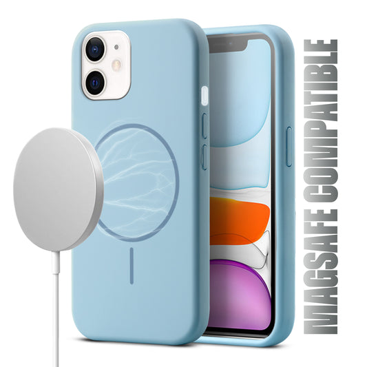MagSafe Compatible Liquid Silicone Case For Apple iPhone 11