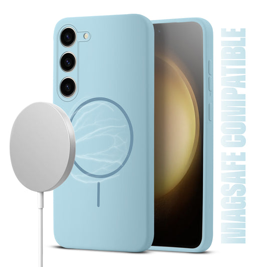 MagSafe Compatible Liquid Silicone Case For Samsung S23 5G