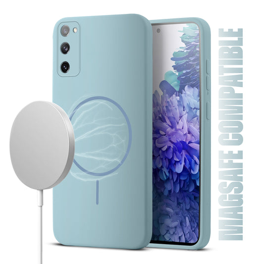 MagSafe Compatible Liquid Silicone Case For Samsung S20 FE 5G