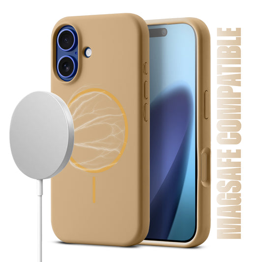 Liquid Silicon With Microfiber Lining Back Case For Apple iPhone 17 (MagSafe Compatible)
