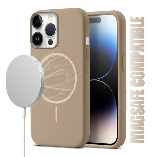 MagSafe Compatible Liquid Silicone Case For Apple iPhone 14 Pro