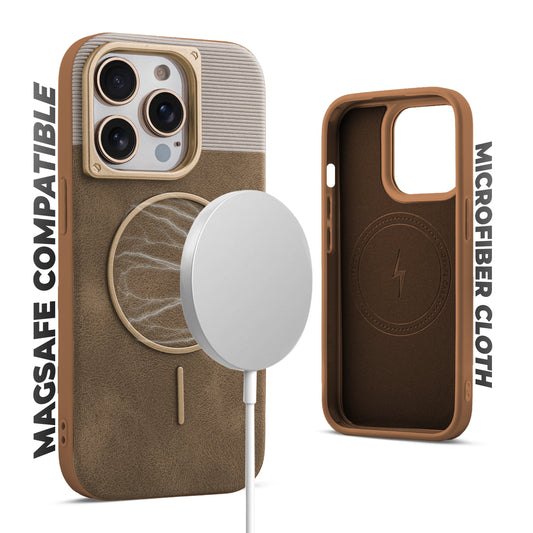 Luxury Leather MagSafe Case for Apple iPhone 14 Pro Max