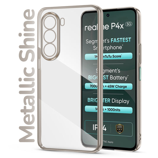 Shiny Edge Hard Case For Realme P4x 5G