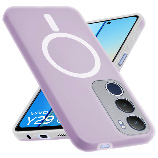 Classic Matte Silicone Back Case for Vivo Y29 5G