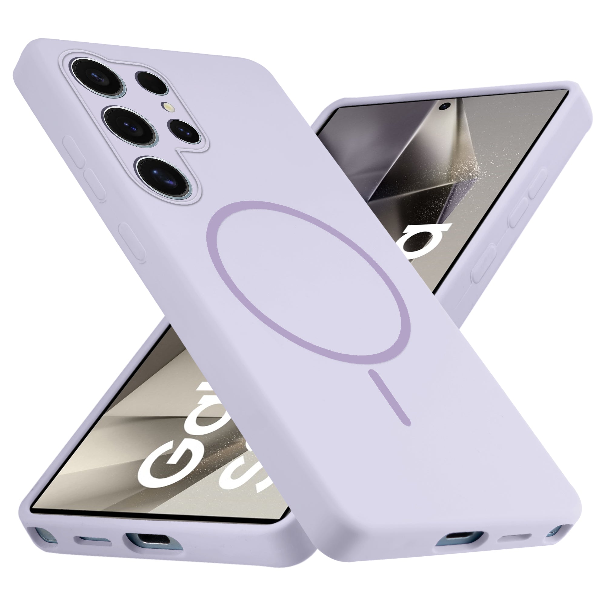 MagSafe Compatible Liquid Silicone Case For Samsung S24 Ultra 5G