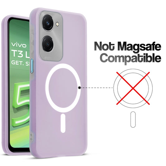 Classic Matte Silicone Back Case for Vivo T3 Lite 5G