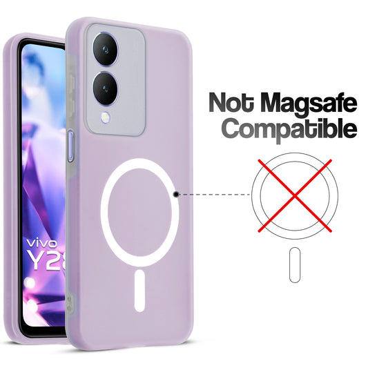 Classic Matte Silicone Back Case for Vivo Y28 5G