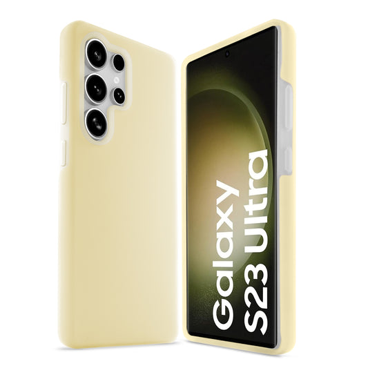 Smooth Touch Soft Silicone Back Case for Samsung S23 Ultra 5G with Camera Protection for a Sleek and Stylish Look